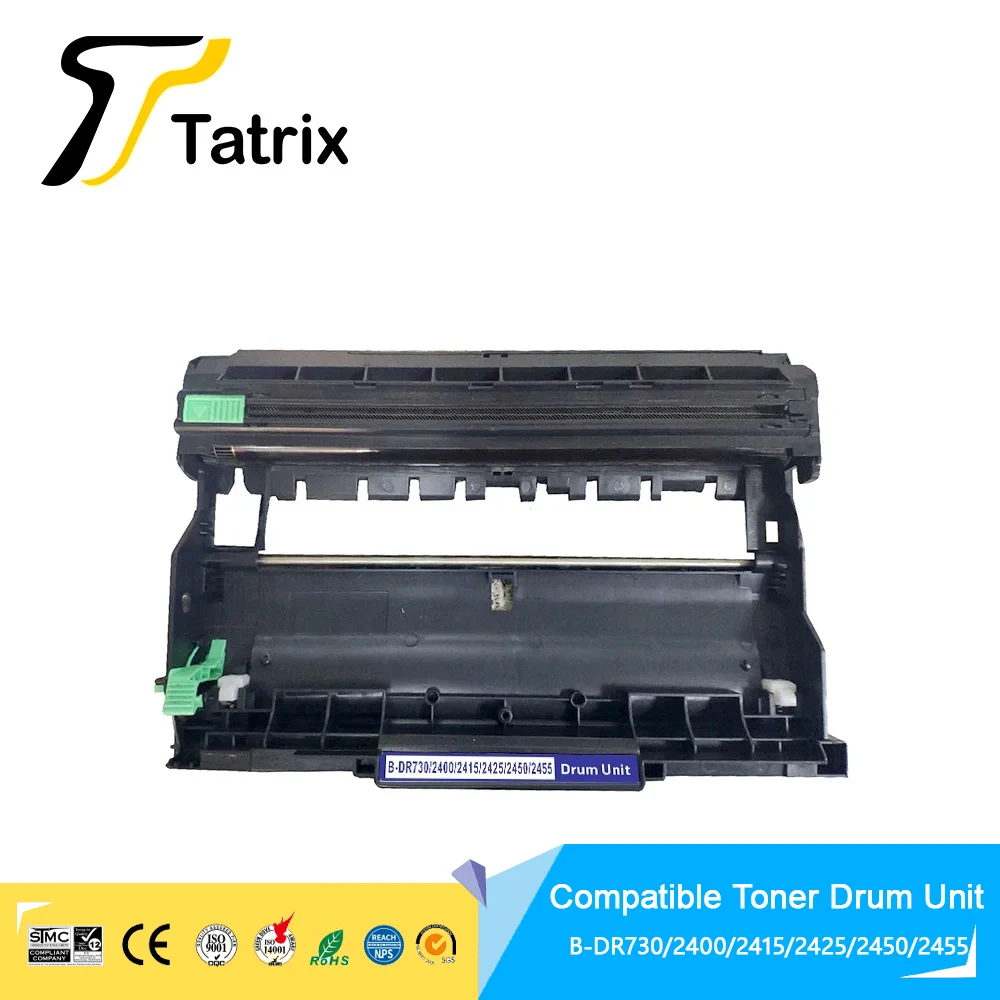 Tatrix DR730 DR2400 DR2415 DR2425 DR2450 DR2455 Compatible Toner Drum Unit Cartridge for Brother MFC-L2770DW Printer