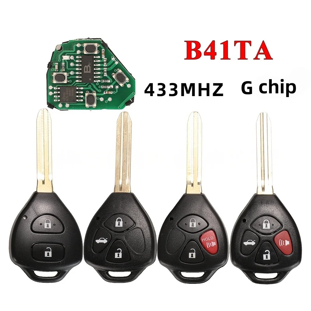 

Suitable for 3/4 key Toyota straight board remote control car key 314MhzID67/G chip HYQ12BBY