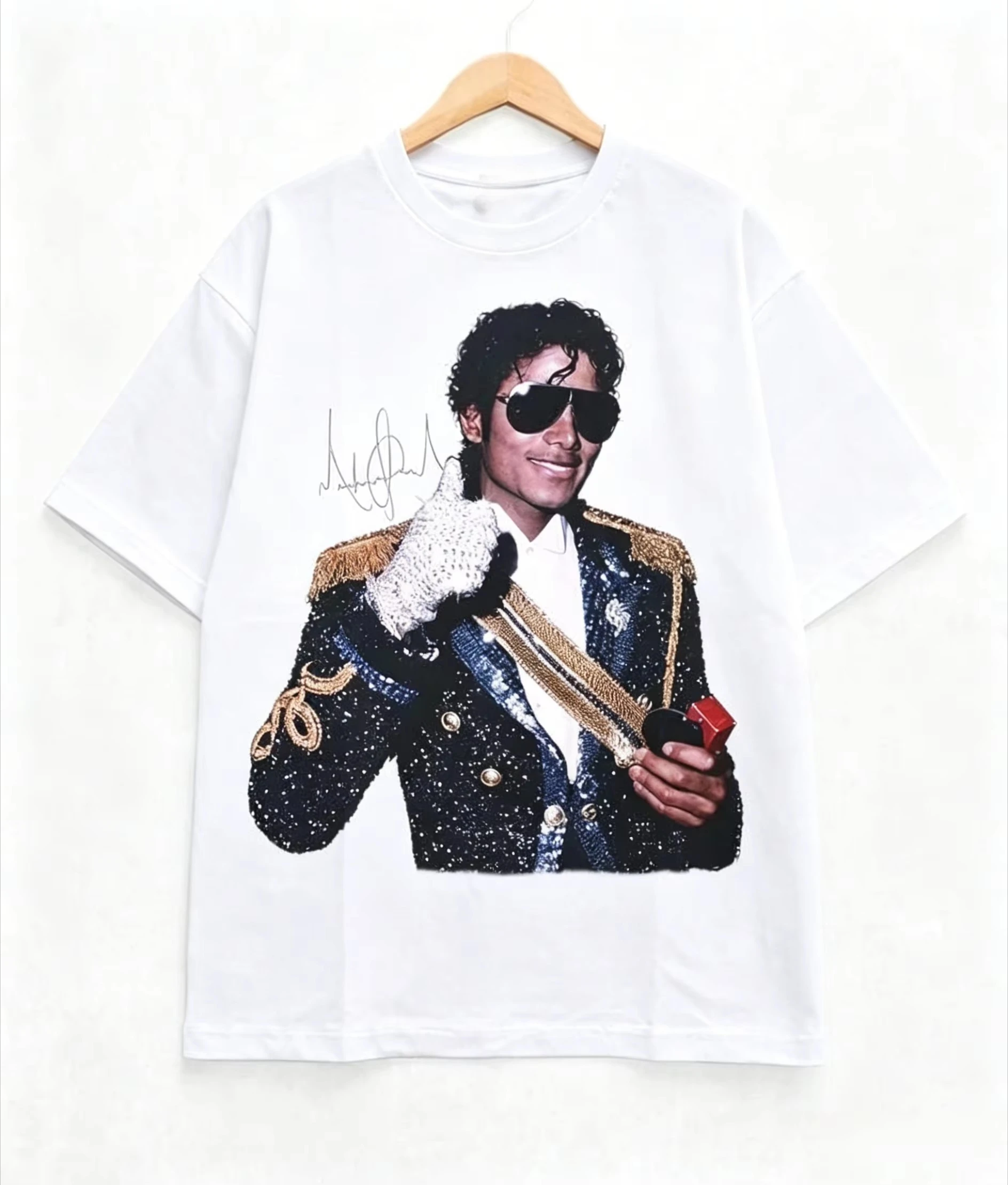 2026 New Michael Jackson Family Matching Oversized Unisex TShirt Vintage Pop Singer Style Graphic Tee Streetwear Cotton Top