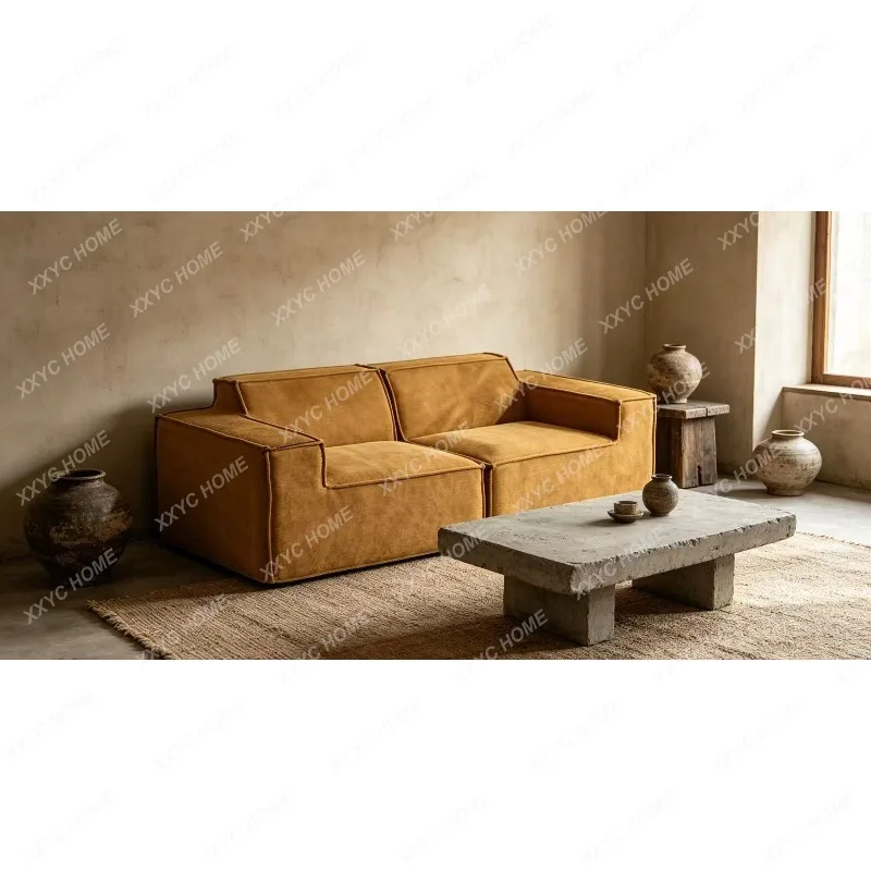 JDBPure sponge compressed sofa, vacuum molded modular one-piece design, minimalist living room fabric sofa