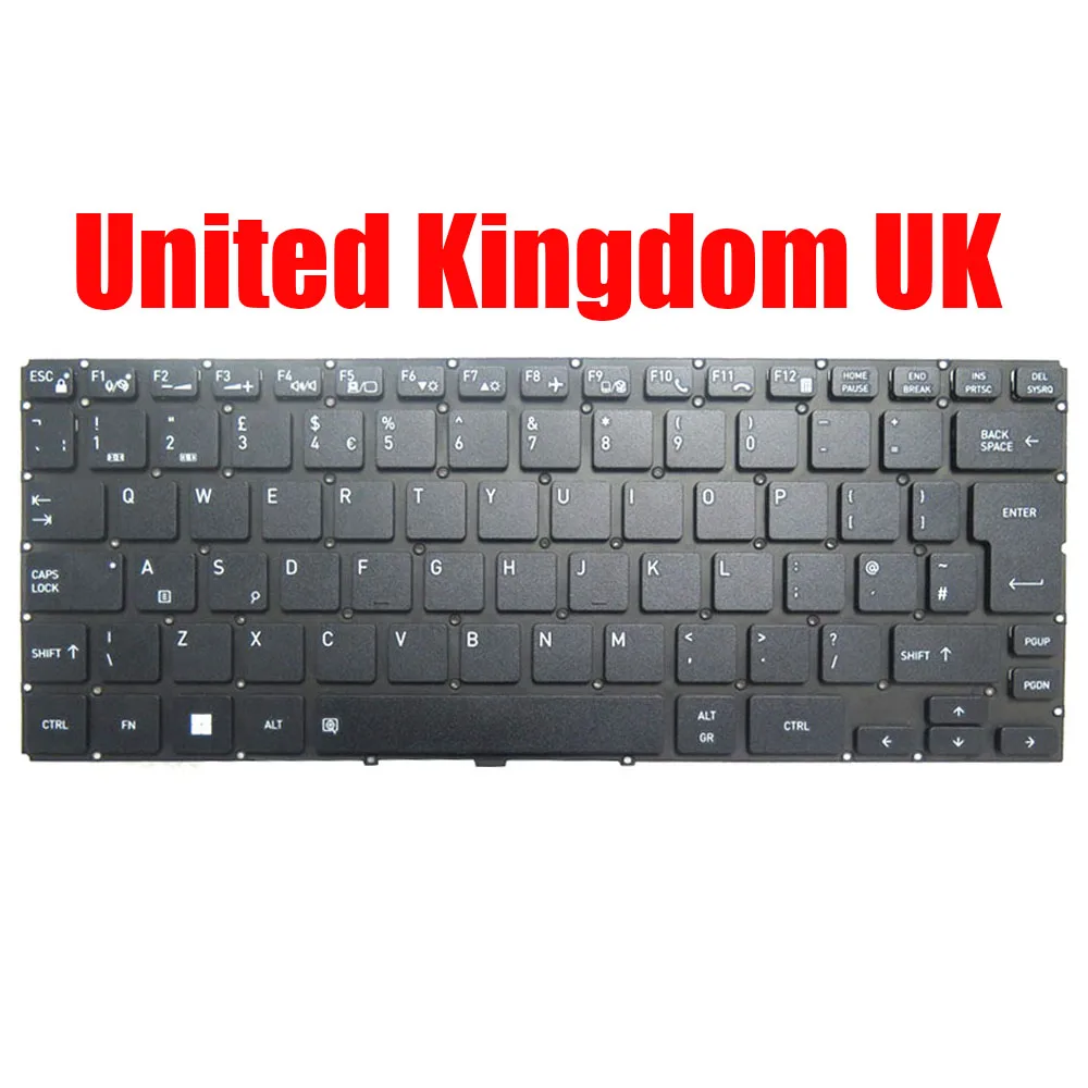 المملكة المتحدة الولايات المتحدة TW AR FR GR IT HB LA لوحة مفاتيح الكمبيوتر المحمول V6322B PK133Y01A00 02 06 08 09 10 14 17 21 العبرية اللاتينية إيطاليا ألمانيا الفرنسية الأسود