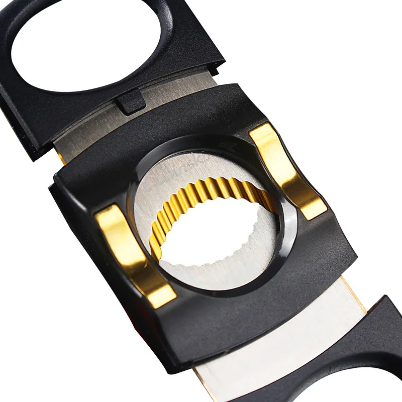 Cigar Scissors Portable Large Diameter Multifunctional Cigar Cutter  Cigar Holder