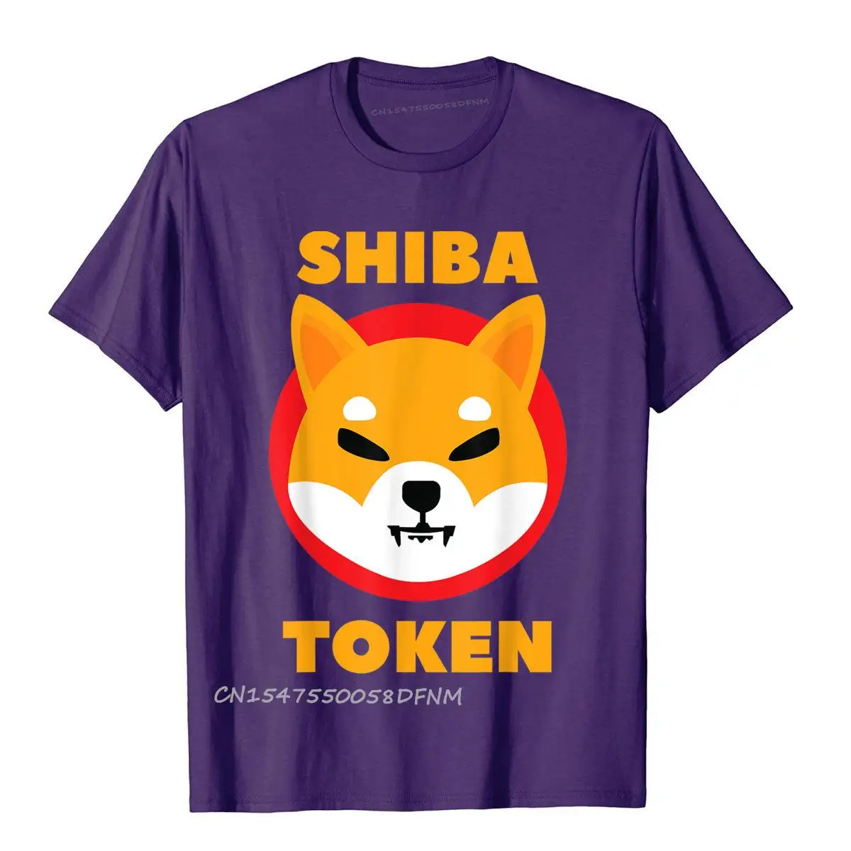 Printed Shiba Inu Token Crypto Shib T Shirts Oversized Tees Premium Cotton Men Classic Oversized Tshirt