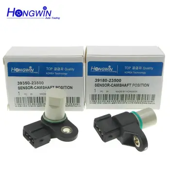 현대 Elantra Tucson Tiburon 2.0L Kia Soul Sportage Spectra 용 캠축 크랭크 샤프트 위치 센서 39180-23500 39350-23500
