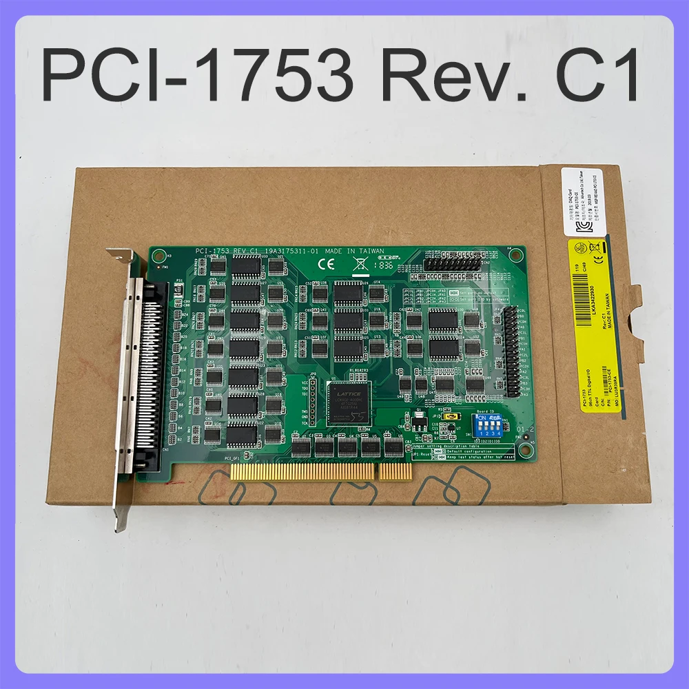 Data Acquisition 96-channel (192-bit) Digital Quantity I/0 Card For Advantech PCI-1753 Rev. C1