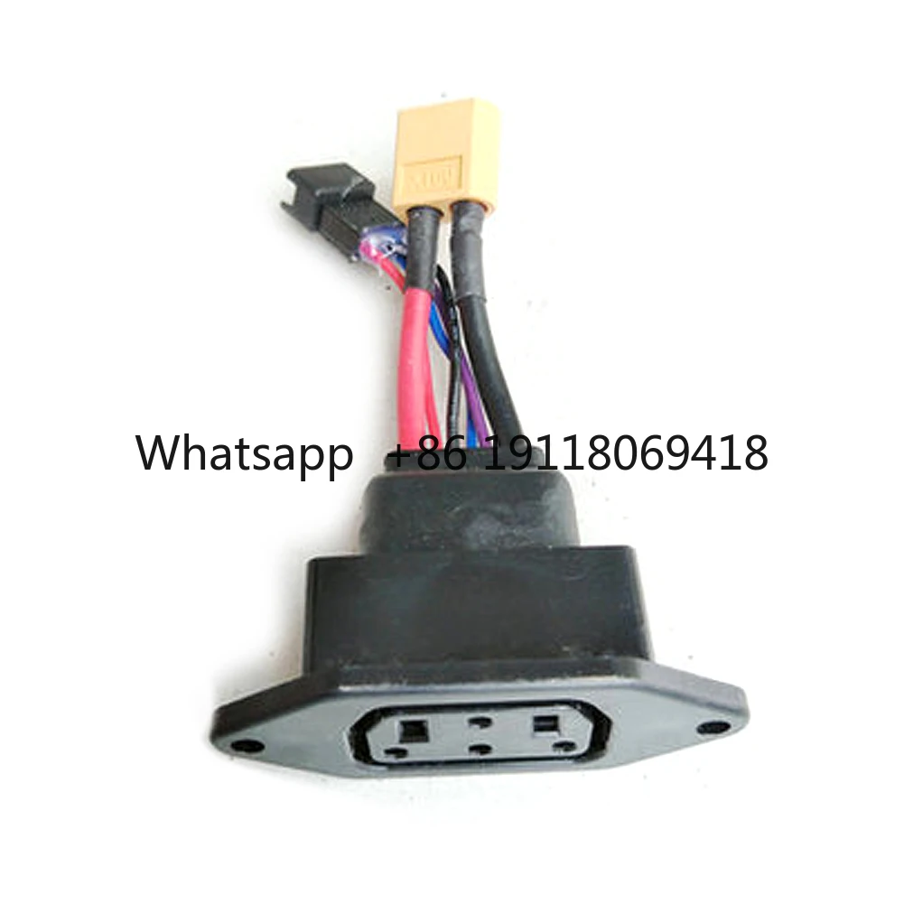 Für Super Soco TC TS TSX CU DU RU Lithium-Batterie Stecker Ladegerät Buchse Linie Rund Linie Quadrat