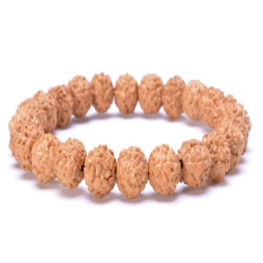 

8mm Rudraksha Bracelet 7.5inches Handmade Bohemian Eco-friendly Ethnic Prayer