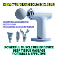 Smart Fascia Gun | Vibration Massage Gun for Muscle Relaxation & Pain Relief | Deep Tissue Massager, Neck & Body Muscle Massager