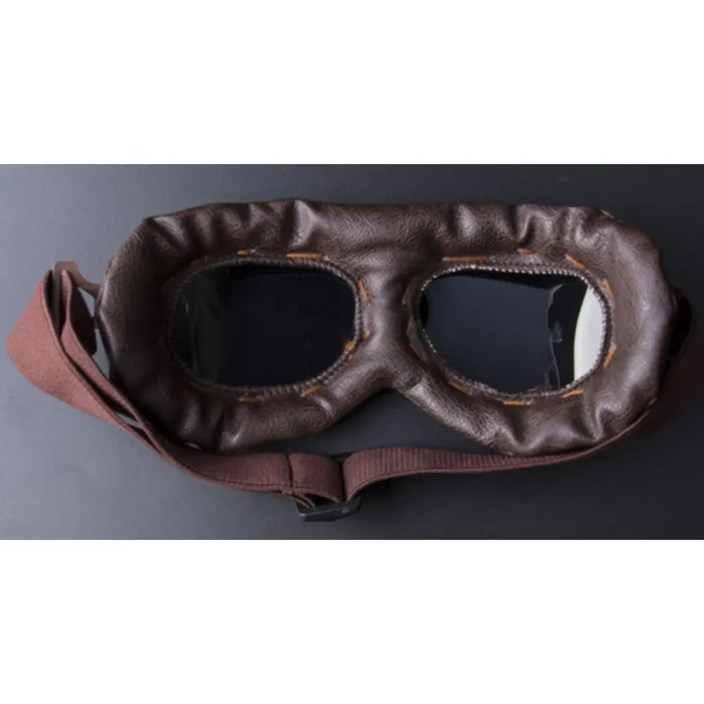 Retro Motorcycle Goggles Protective Gear Glasses Vintage Moto Classic Goggles for Harley Pilot Steampunk ATV Bike Copper Helmet image 5