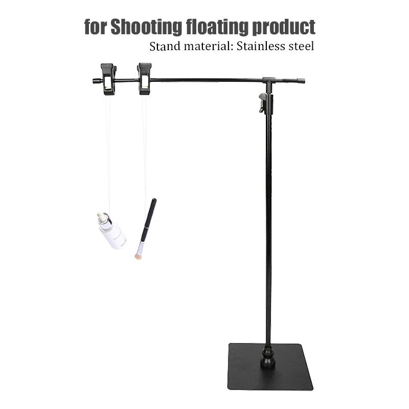 BFOLLOW 30cm T Shape Background Stand with 40cm PVC Backdrop Props for Product Photography Desk Photo Shooting Kit Studio Set