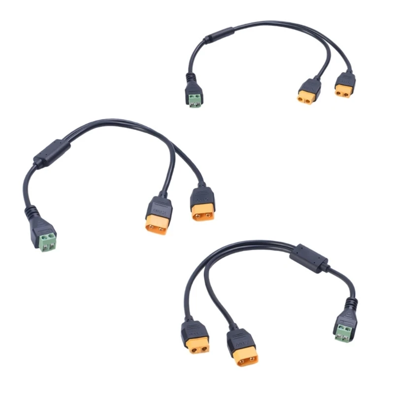 60 Splitter Cord 2 Pin to 2 60 Power Cable for Battery Connection Job