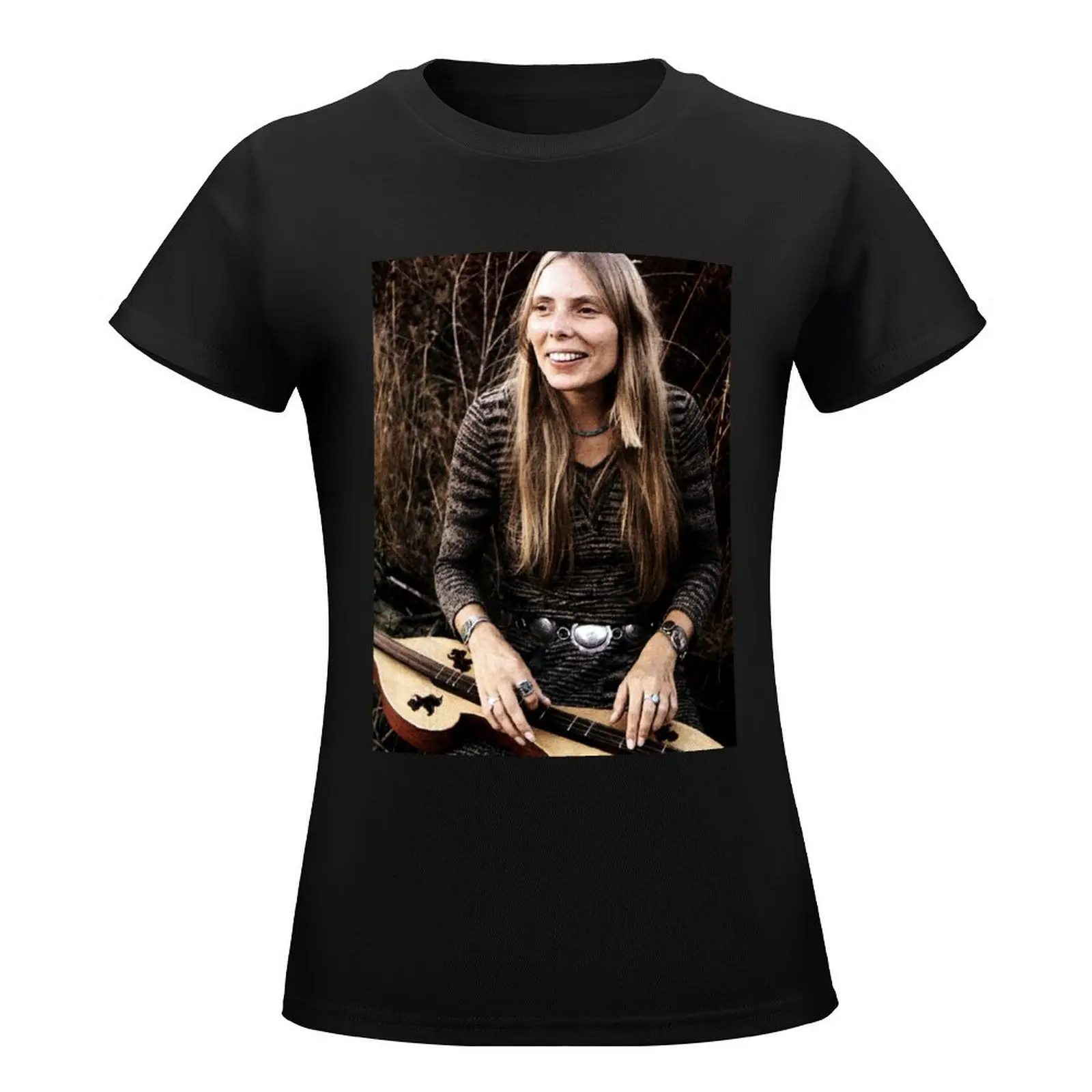 Joni Mitchell Posters T-Shirt graphics tees Womens clothing