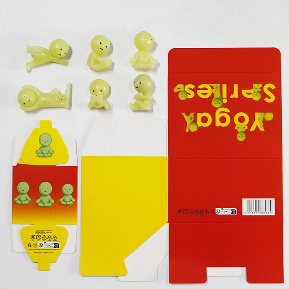 SMISKI lIVING Series Noctilucent Green Doll Action Figures الديكور لعبة مجسمة المشجعين هدايا الأطفال