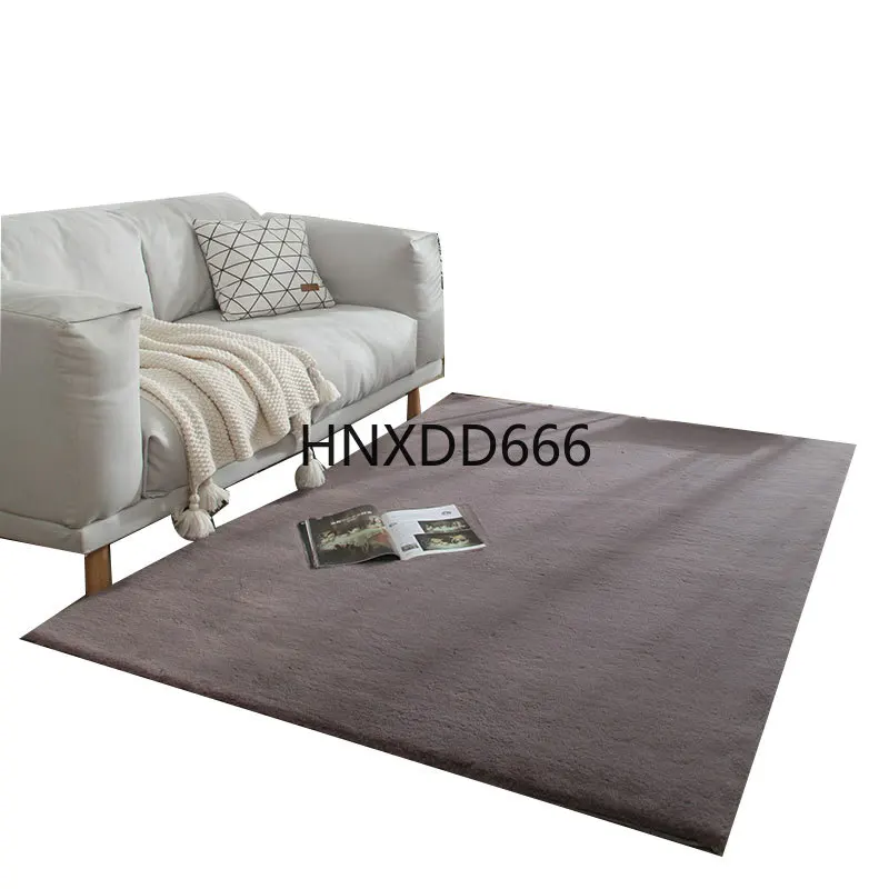 

Imitation rabbit fur carpet living room washable thickened plush household