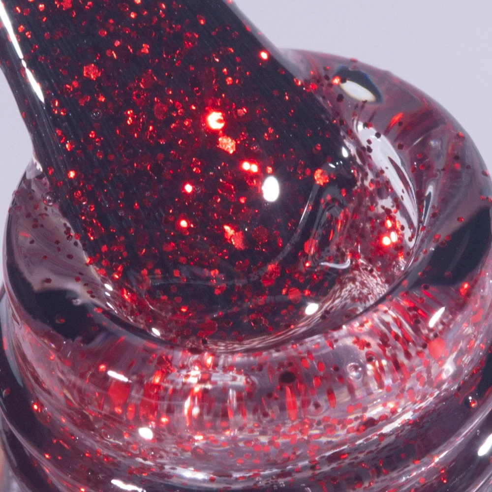 KODIES GEL Diamond Red Top Coat Gel UV smalto per unghie Glitter Shine 15ML Semi permanente Soak Off Unicorn Nail Art funzionale Gellak