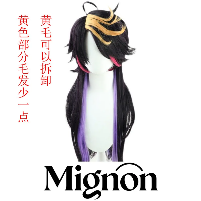 شعر مستعار Nijisanji VTuber Shu Yamino التنكري باللون الأرجواني العميق يسلط الضوء على هدية الهالوين #4