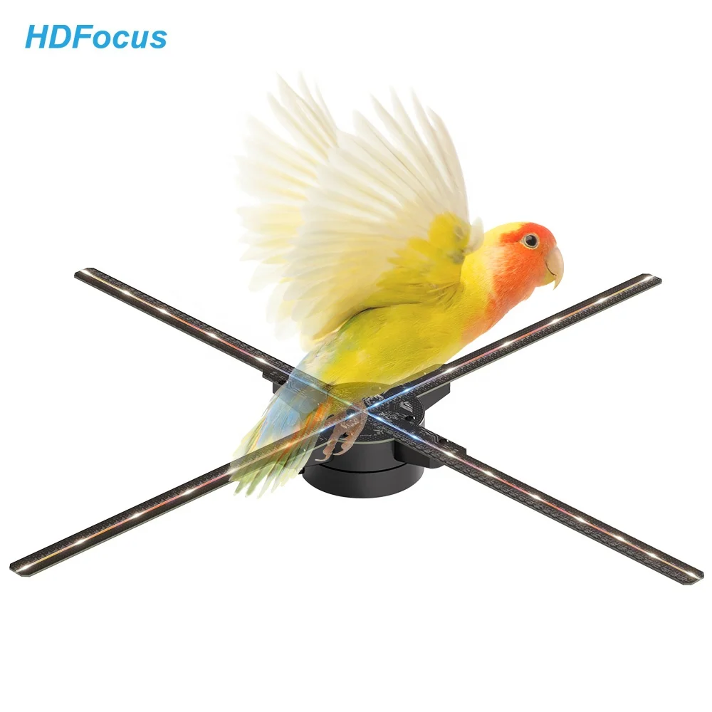 

Olograma High Resolution 65cm Cloud Control Splicing Wifi Holographic Display Led Holograma 3d Hologram Fan