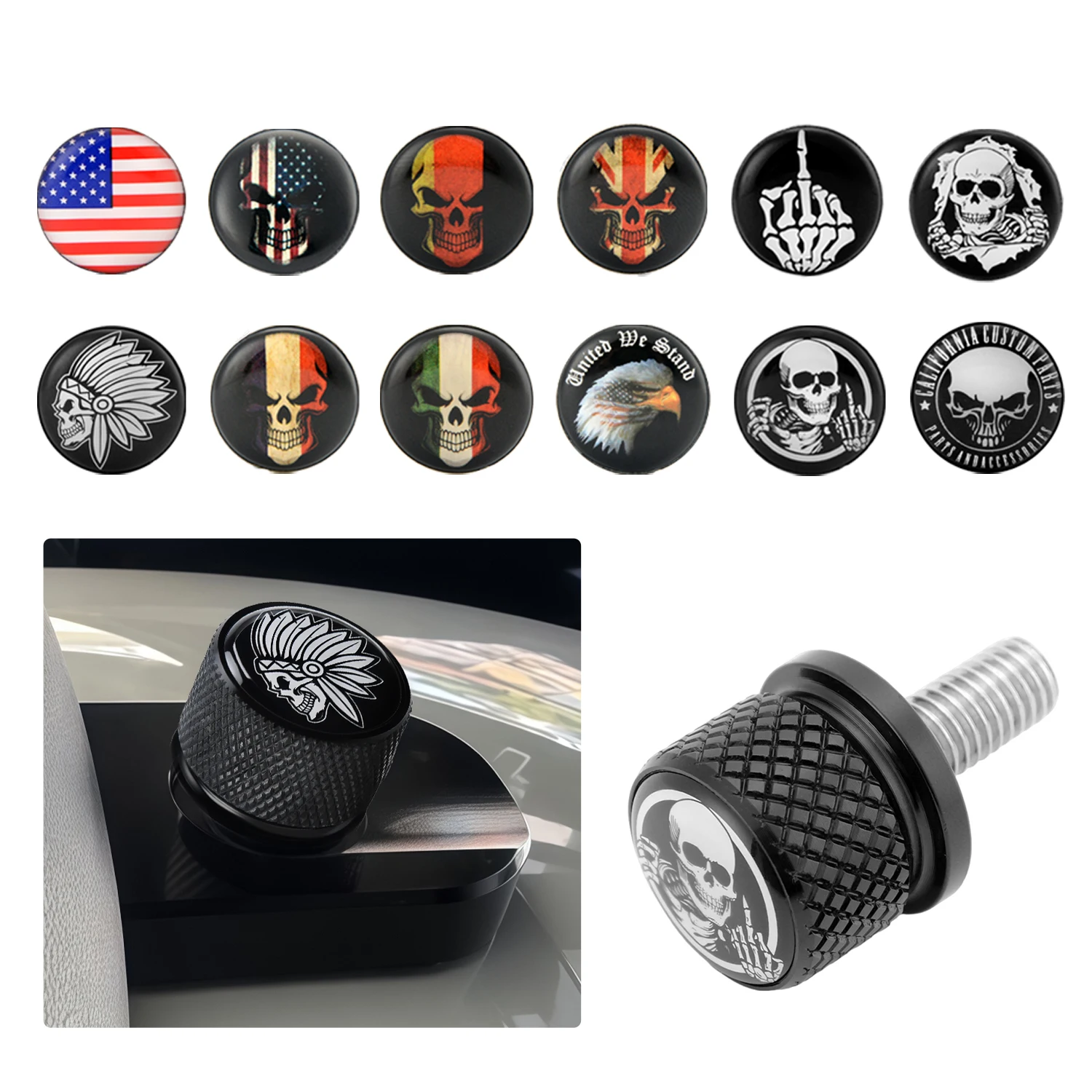 

Motorcycle Accessories Fender Rear Seat Bolt Quick Screw For Harley Touring Electra Glide Road Glide Street Tri Glide 1996-2026