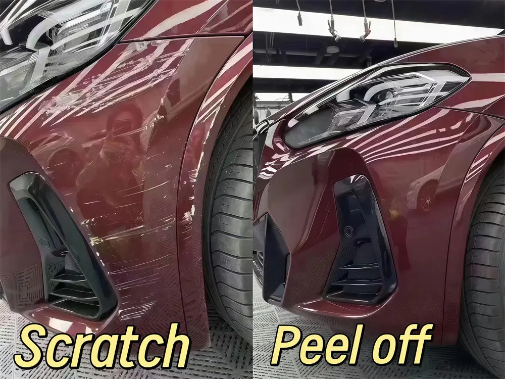TPU PPF Clear Paint Protection Film Waterproof Heat Self Healing Anti-scratch Glossy Car Door Mirror Skin Protective Film