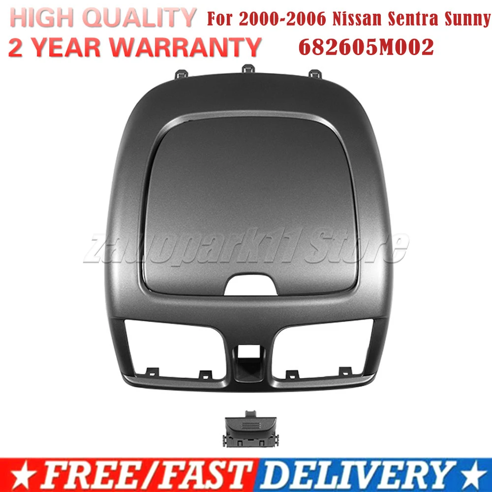 682605M002  For Nissan Sentra Sunny Center Dash Air Vent Cubby Storage Hazard Switch Central Dashboard Air Vent Outlet