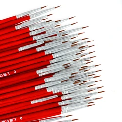 10pcs Hook Line Pen Fine Hand Painted Thin Painting Brush Art Supplies Drawing Pen Paint Brush Nylon Brush Acrylic Painting Pen
