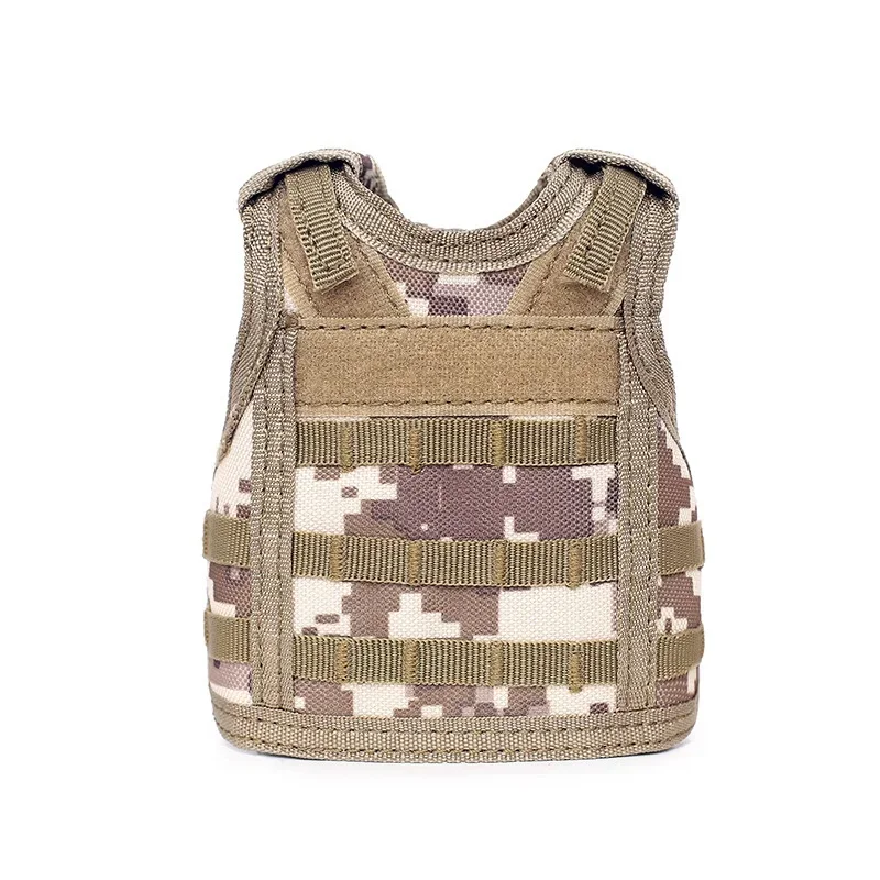 Imagem -04 - Tático Militar Molle Bottle Cover Vest Refrigerador de Bebidas Natal Dress up Acessórios Festa de Halloween Ly2074