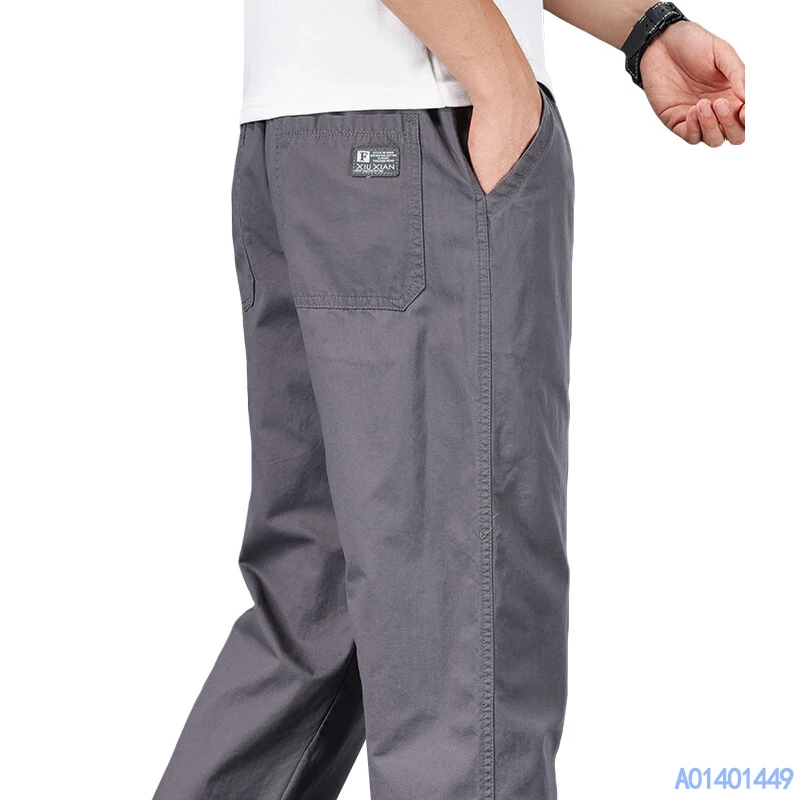 NONE Men's Plus Size Cotton Joggers Black 5
