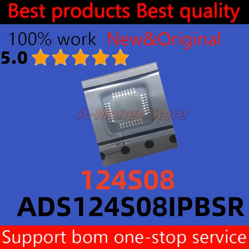 

(1pcs) 124S08 ADS124S08 ADS124S08IPBSR QFP-32