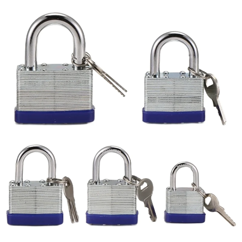 5PCS Outdoor Padlock, Door Lock, Dormitory Lock, Cabinet Lock, Anti-Theft, Dust-Proof, Rust-Proof, Thickened Padlock