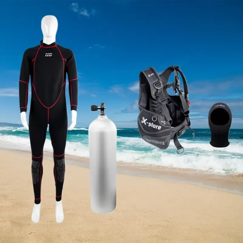 2026 New, High Quality Full Set Diving Equipment with Eco-Friendly Regulators Wetsuit Snorkeling Fins Mask BCD Accessories
