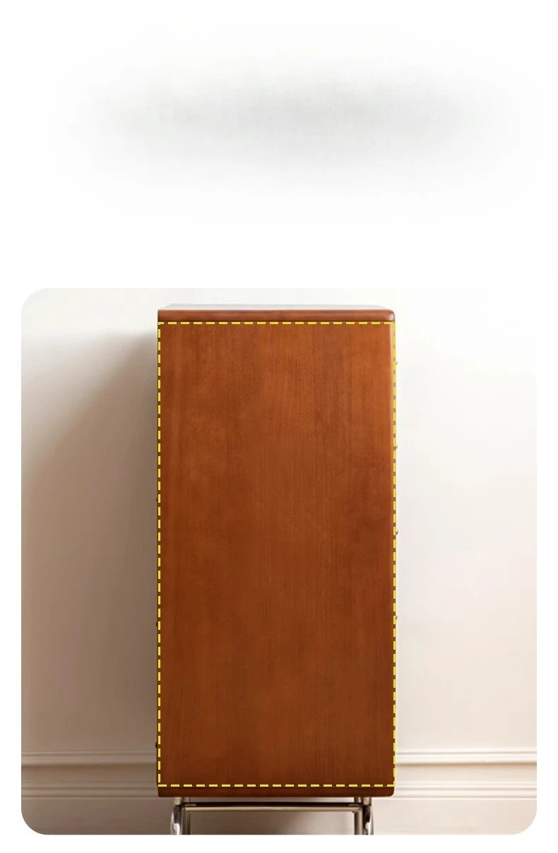 

Storage cabinet Small apartment bedroom Nordic retro drawer cabinet