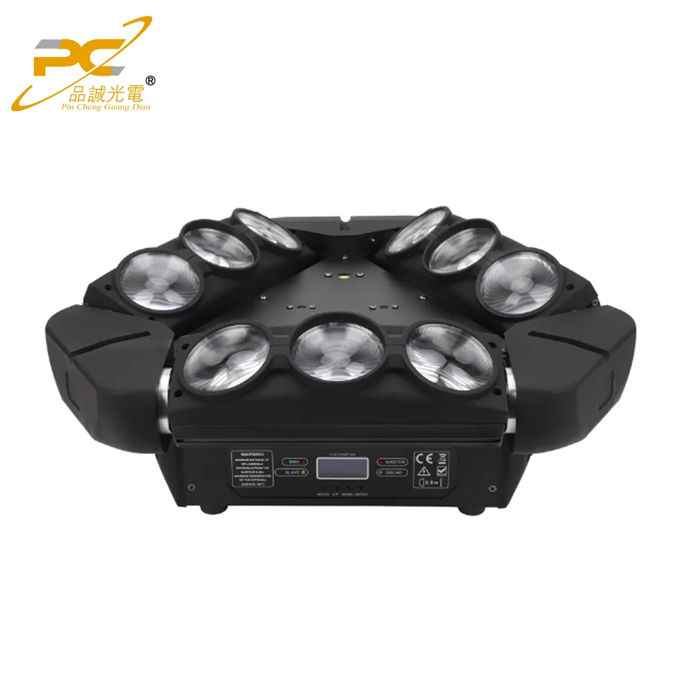 New Style Nine Heads Rgbw 4in1 Full Colorful Led 9 Eyes Moving Head  BeamLighting Lights Moving Head For Bar Club