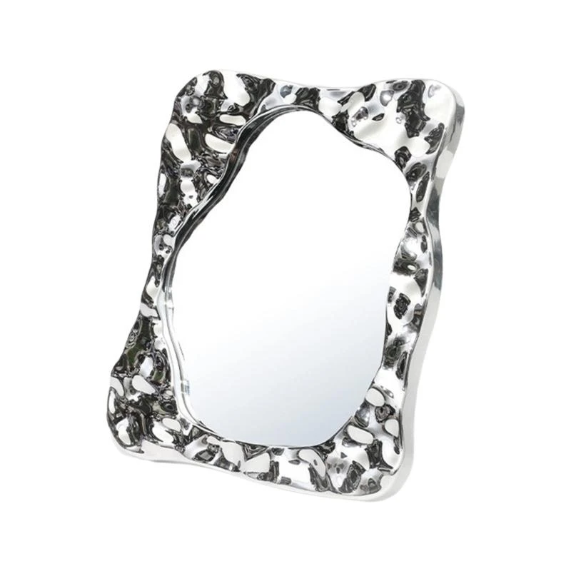 Espelho maquiagem para desktop, espelho maquiagem dobrável espelho portátil espelhado portátil espelho princesa Cloud