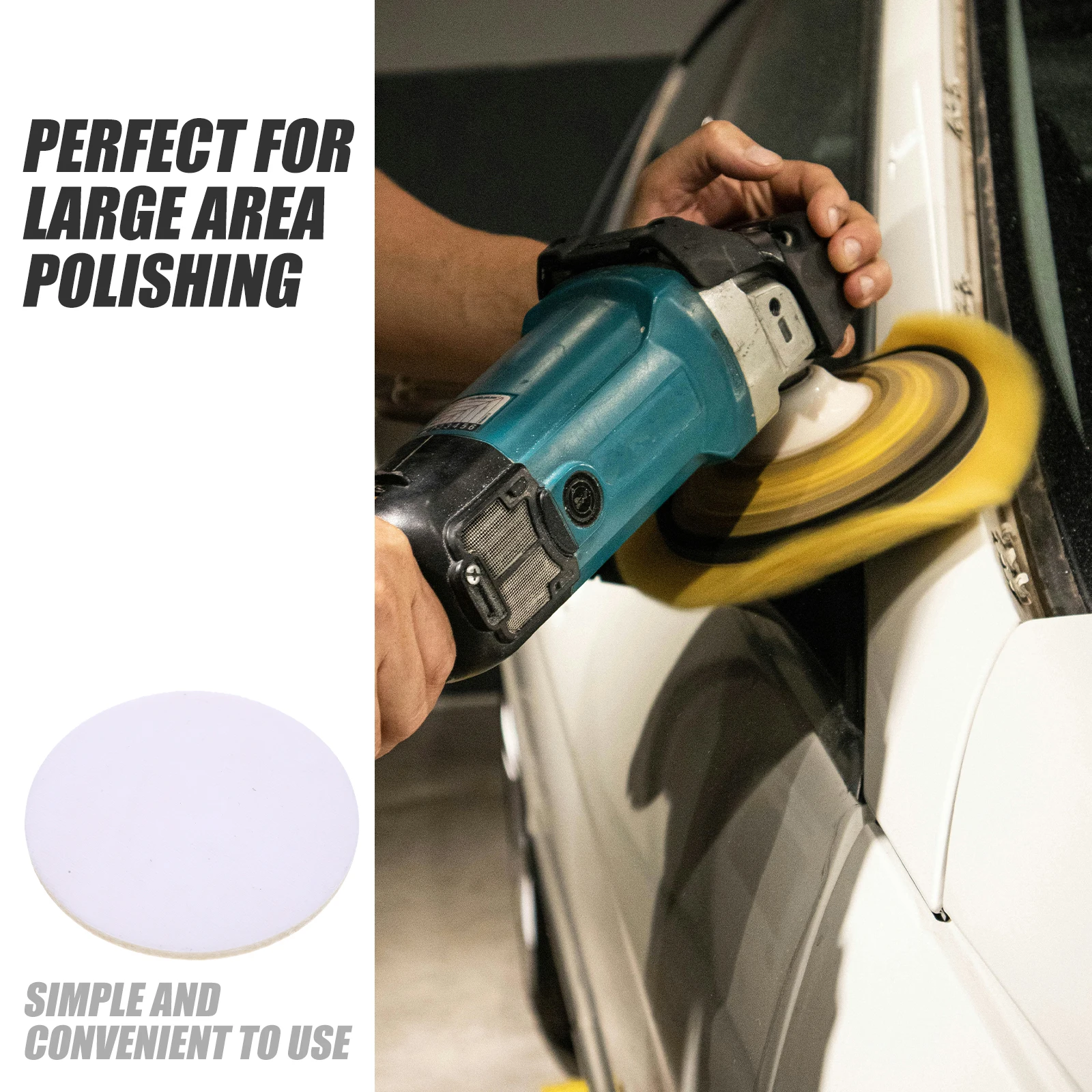 Рисунок 5 - Самоклеящаяся шерстяная полировальная подушечка