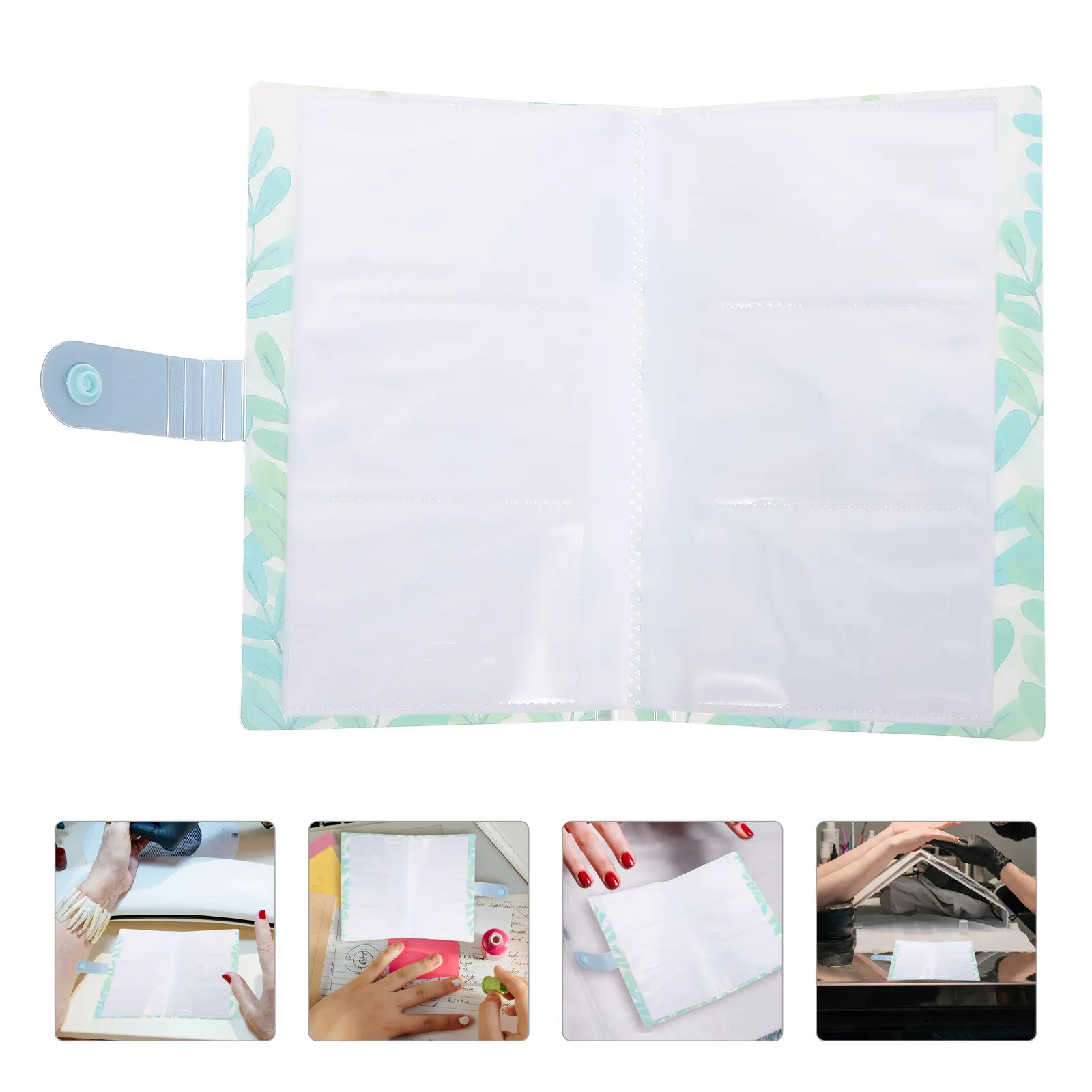 

Nail Art Sticker Storage Album Large Capacity Plastic Cover Diy Manicure Decals Holder Display Book For Sticker Organizer