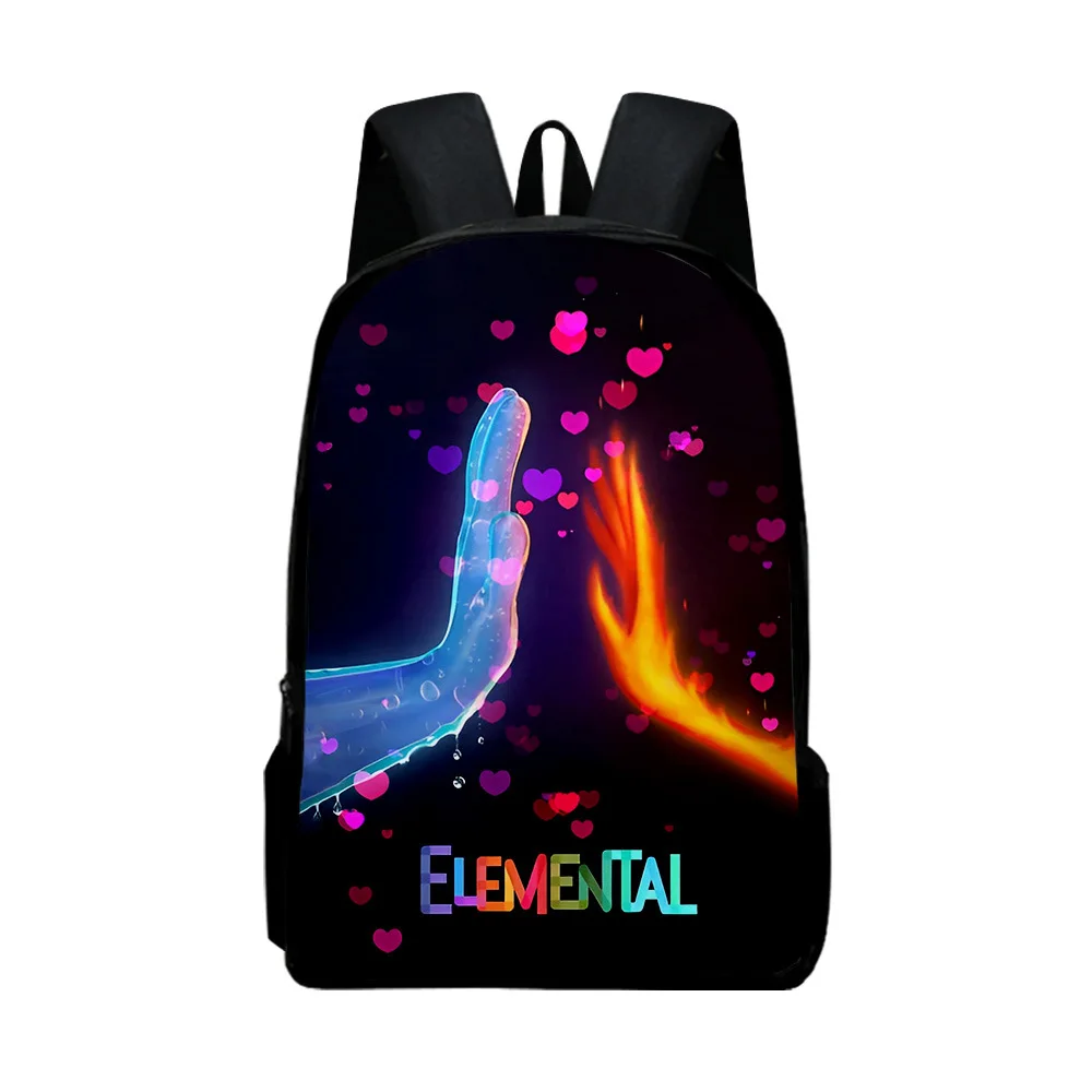 MINISO Disney Elemental Peripheral Anime Schoolbags for Primary and Secondary School Students Cartoon Men and Women  Mochila