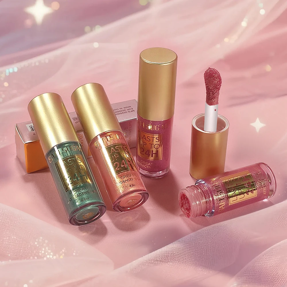 Shiny and delicate lip gloss, long-lasting and not easily smudged, naturally glossy lip gloss