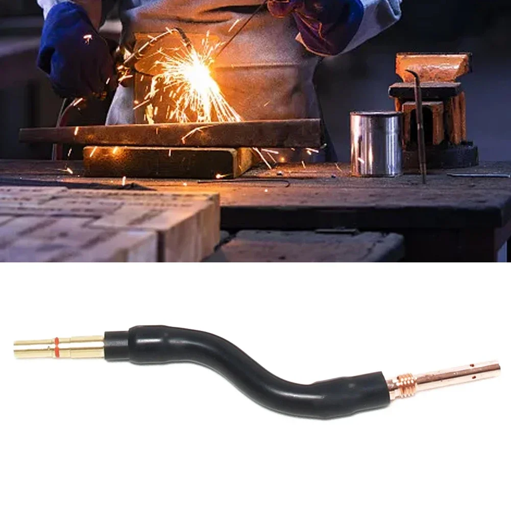 Construction Site Welding 350A Welding Torch Bending Pipe Rod Abrasion Resistance Finely Crafted High Quality Brass