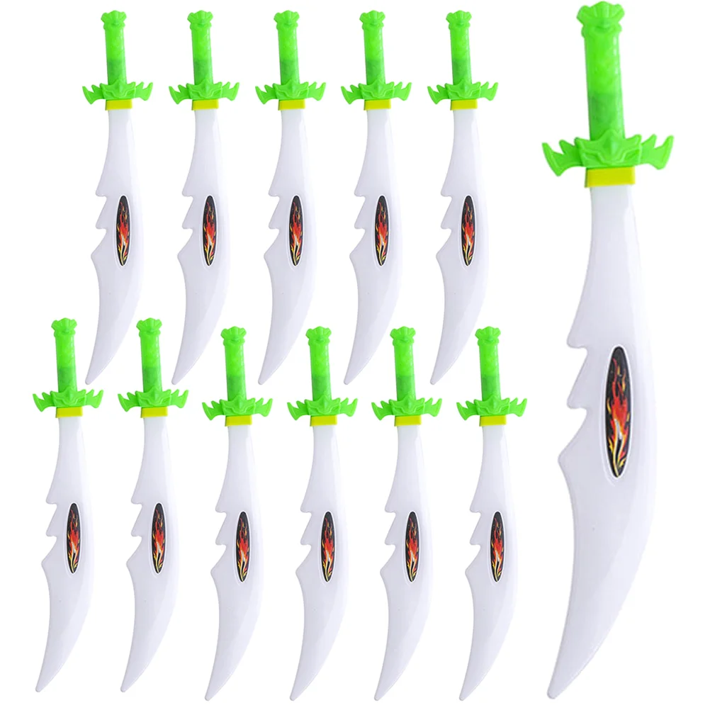 12 Pcs Luminous Party Small Swords Kids Toys Portable Children’s Glowing Lightweight Abs Funny Toddler for Toddlers