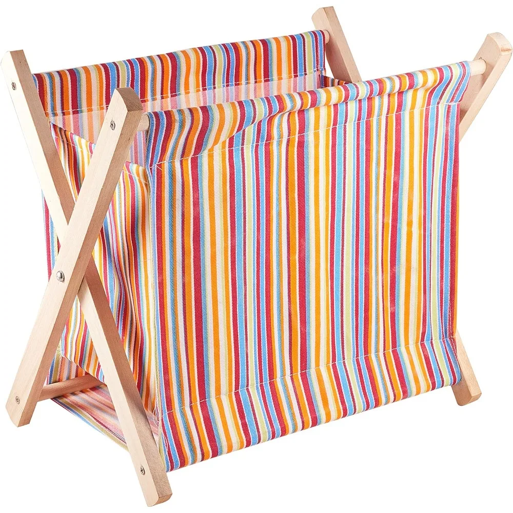 

Yarn Storage Basket Crochet Storage Mini Fold-Up Yarn Caddy Organization Storage Magazine Holder Standing Basket for Knitting