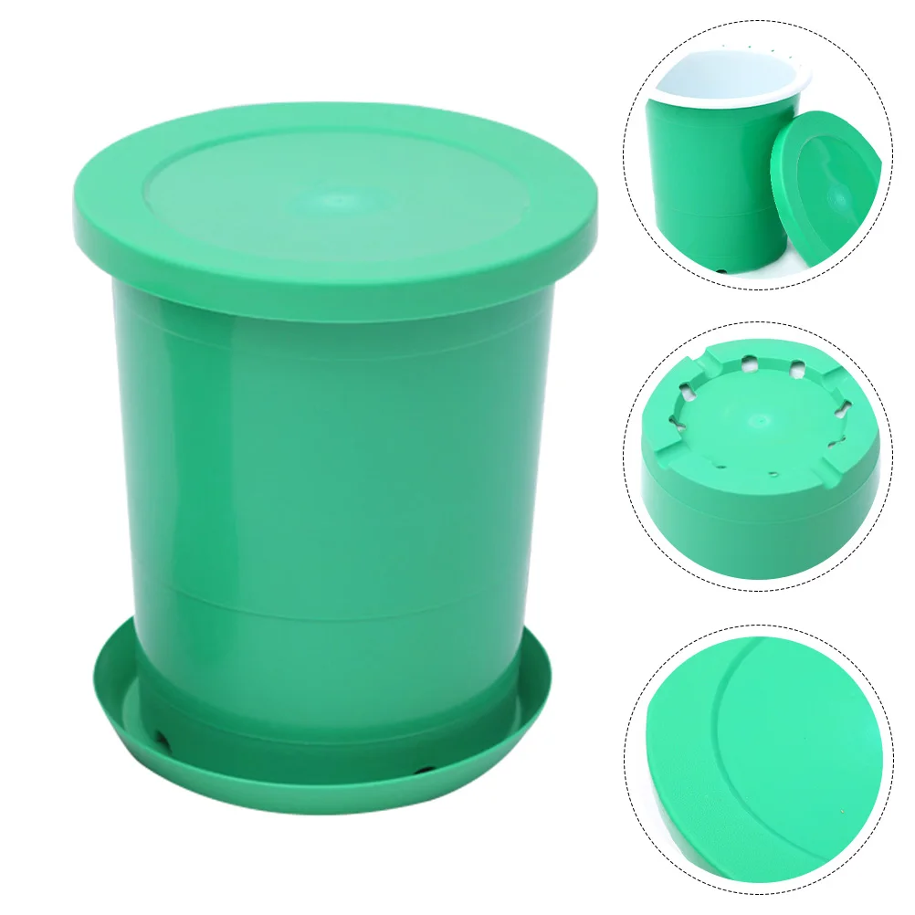 

Plastic Bean Sprout Jar High Budding Rate Easy Clean Reusable Vegetable Planter Germination Hydroponic Tank Planting Barrel Home
