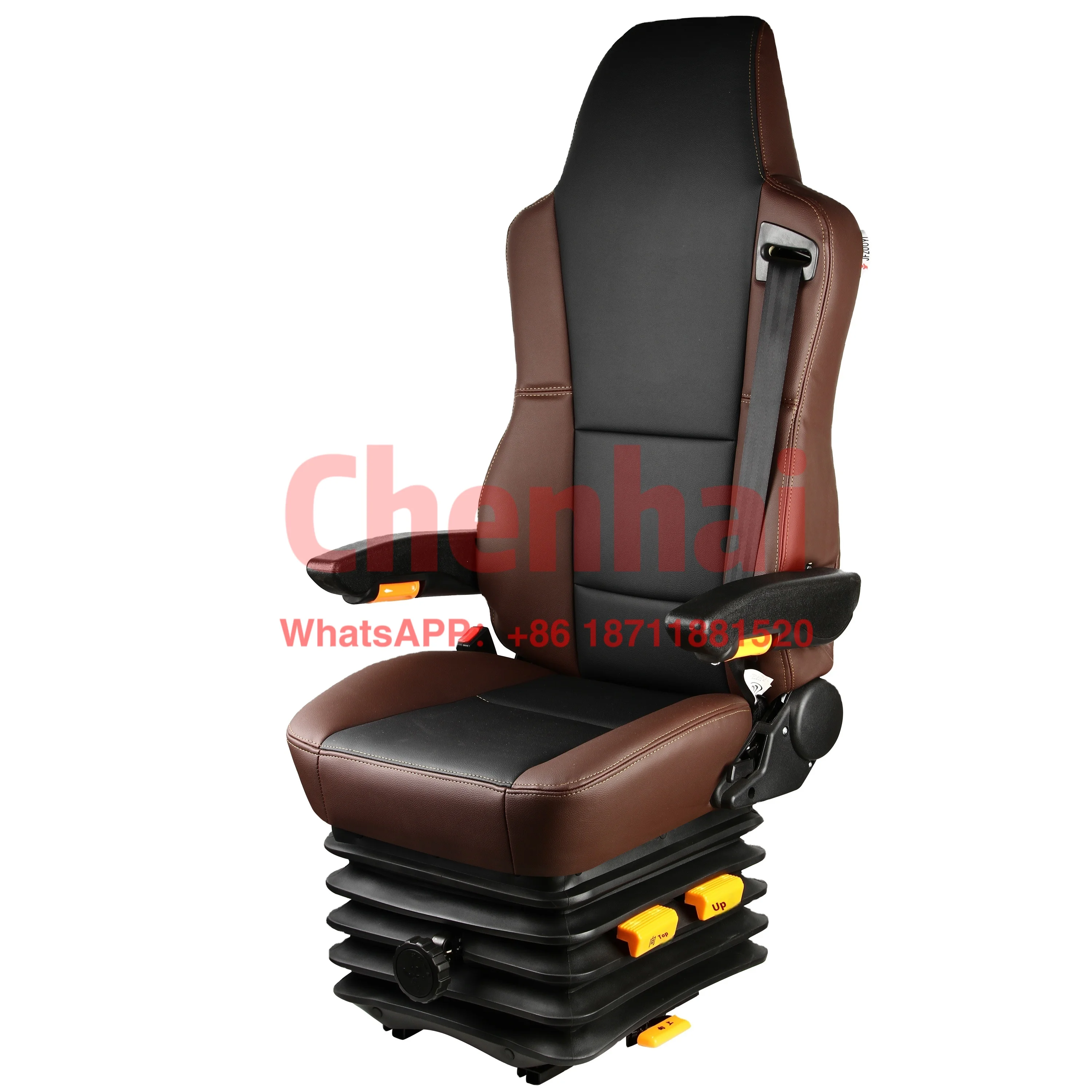 

Customize A91 Bus Parts Leather Seat Assembly Bus RV Modified King Long Higer New Jinlv Coaster Simulated Shock Absorption Acces