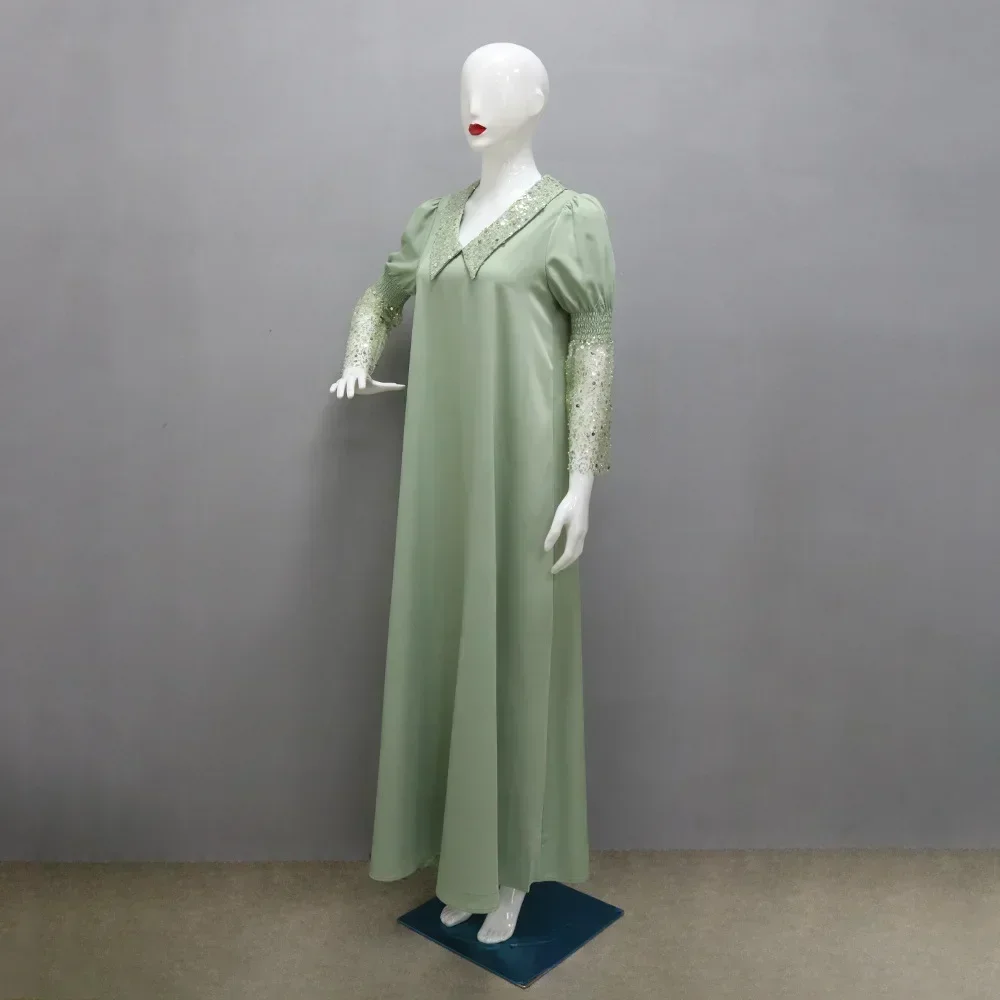 عبايات عيد ترتر للنساء فستان ماكسي إسلامي 2025 دبي عباية رمضان إسلام جلابية قفطان مغربي نسائي قفطان تركي