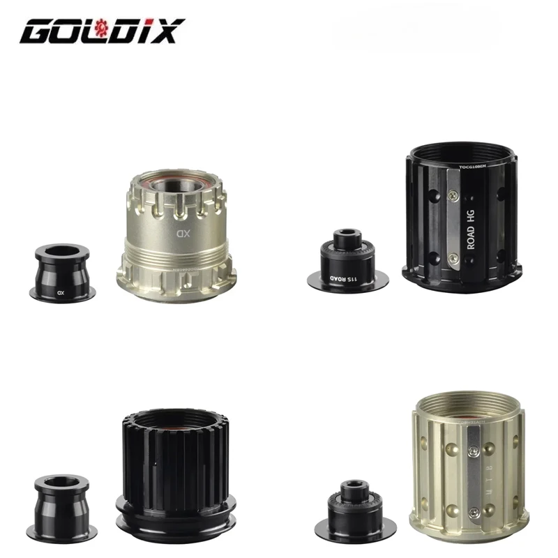 

GOLDIX M180/M310 Корпус ступицы велосипедного колеса с храповым механизмом - HG/XD/MS Spline QR/сключевой конец оси MTB/адаптер ступицы колеса шоссейного велосипеда