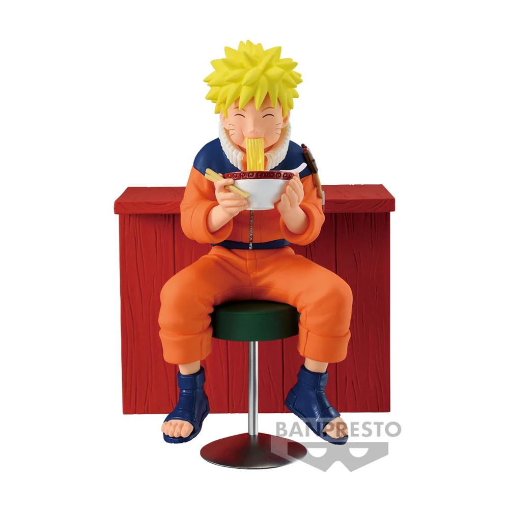 BANDAI Banpresto Uzumaki Naruto Umino Iruka Ichiraku de no Hitotoki Collectile Anime Figure Model Toys Gifts For Kids