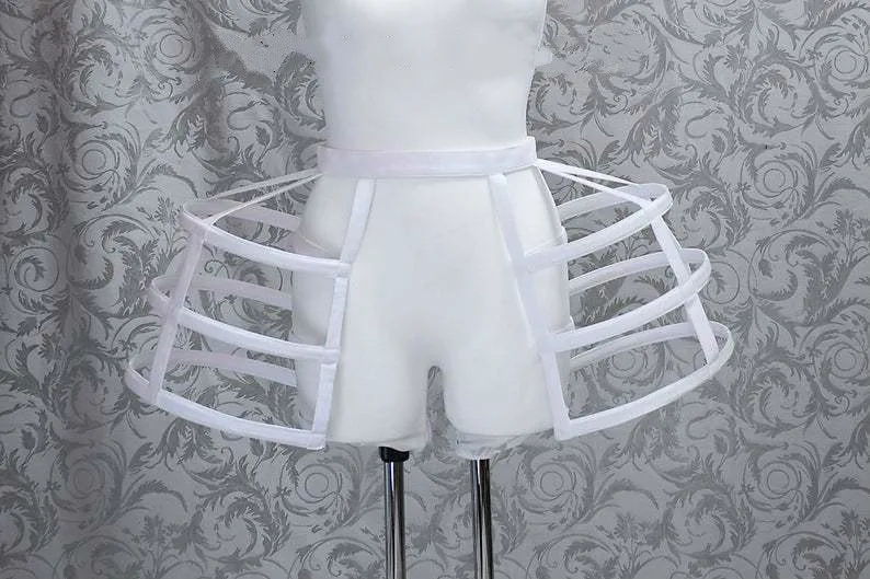 Satin Cutout Three-Layer Double-Sided Bird Cage Fishbone Crinoline Cosplay Violence Lolita New Style Crinoline