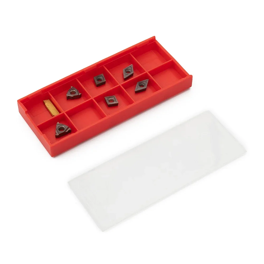 Imagem -05 - Carbide Insert Conjunto para 10 mm Shank Ccmt060204 Dcmt070204 Mgmn200 11ir 11er Torneamento Ferramenta Titular Torno Boring Bar Torneamento Pcs