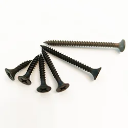 50/30pcs M3.5 Flat Head Wood Screws Phillips Flat Head Cross Recessed Thread Drywall Screws Length 16mm/20mm/25mm/30mm/40mm/50mm