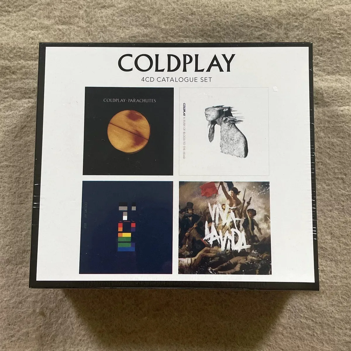 

Coldplay 4CD Catalogue Set, Classic Britpop & Alternative Rock Studio Album Collection Box Set