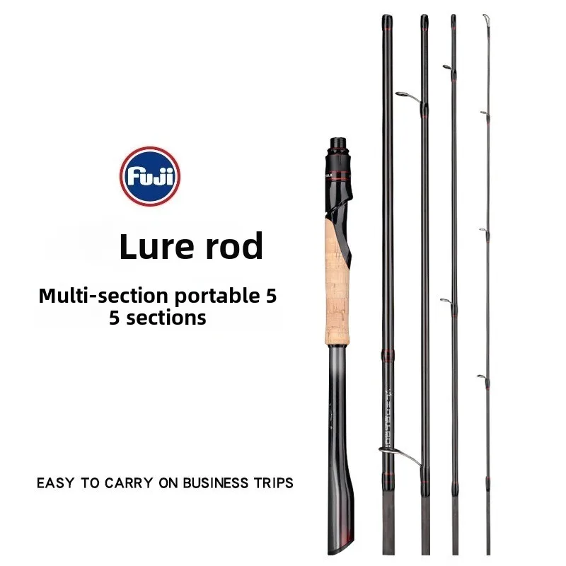 

Carbon universal Lull rod M adjustable five-section portable long-range Lull fishing stick